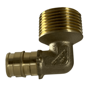 2 Pcs XFITTING Pex A 1/2 Inch x 3/4 Inch Male NPT, 201-2-8=2XX
