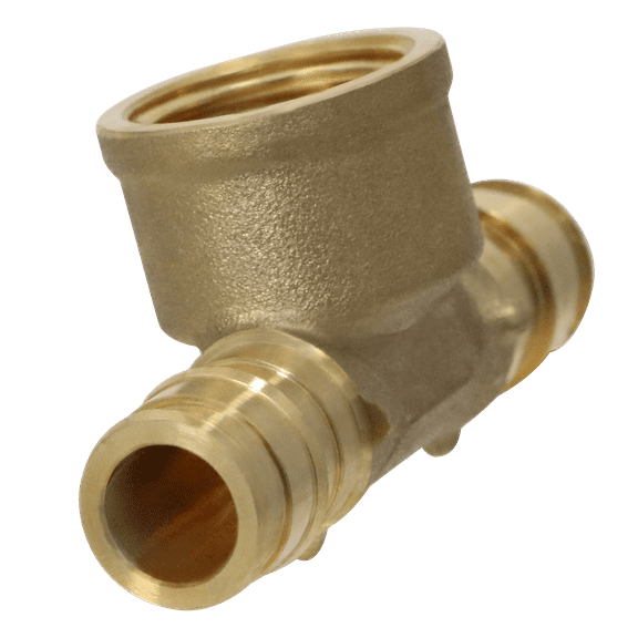 2 Pcs XFITTING Pex A 1/2 Inch x Pex A 1/2 Inch x 1/2 Inch Female NPT Tee, Pex A Female NPT Tee, 29-6-3=2XX