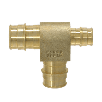 2 Pcs XFITTING Pex A 3/4 Inch x 1/2 Inch x 3/4 Inch Pex A Tee, 201-1-7=2XX
