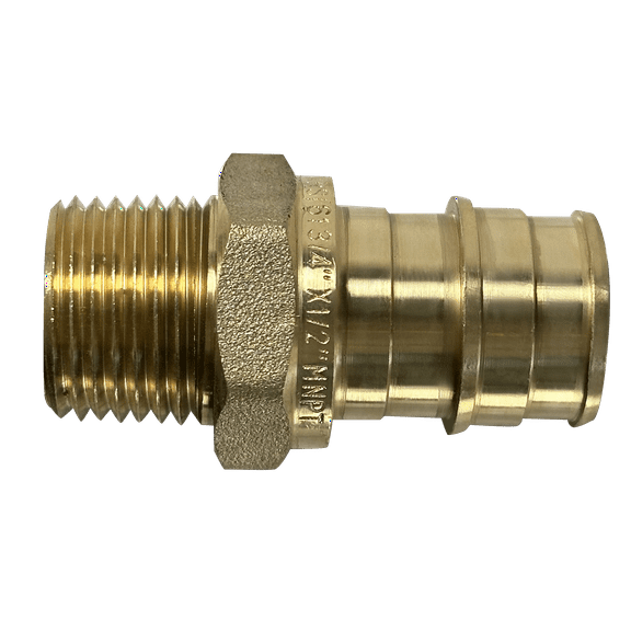 2 Pcs XFITTING Pex A 3/4 Inch x 1/2 Male NPT, 29-4-6=2XX