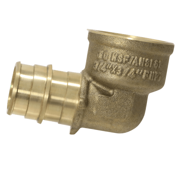 2 Pcs XFITTING Pex A 3/4 Inch x 3/4 Inch Female NPT Elbow, 201-2-2=2XX