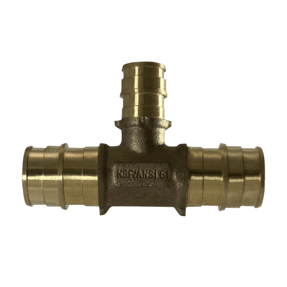 2 Pcs XFITTING Pex A 3/4 Inch x 3/4 Inch x 1/2 Inch Pex A Tee, 201-1-4=2XX