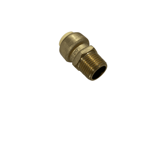2 Pcs XFITTING Push Fit 1/2 Inch x 1/2 Inch Male Adapter, 27-3-6=2XX
