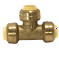 thumbnail image 1 of 2 Pcs XFITTING Push Fit 1/4 Inch x 1/4 Inch x 1/4 Inch Push Fit Tee,, 1 of 5