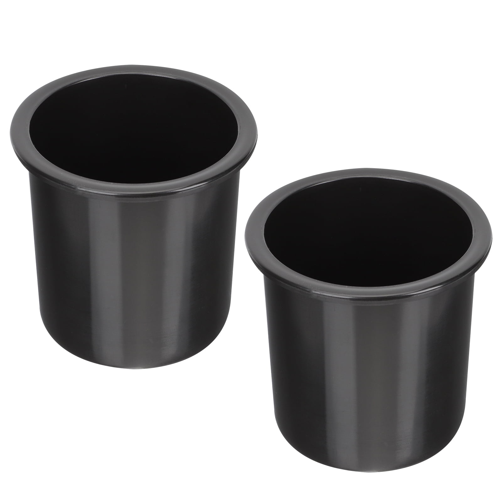 Black Recessed Drop In Plastic Cup Drink-Can Holder-Insert Black Recessed Drop In Plastic Cup Drink-Can Holder-Insert