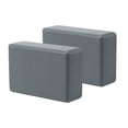 thumbnail image 1 of 2 Pcs Yoga Blocks 9x6x3 Inch Foam Yoga Props for Pilates Stretching Meditation Exercise Lightweight Yoga Essentials Soft Non Surface Beveled Edges for Stability Balance, 1 of 5