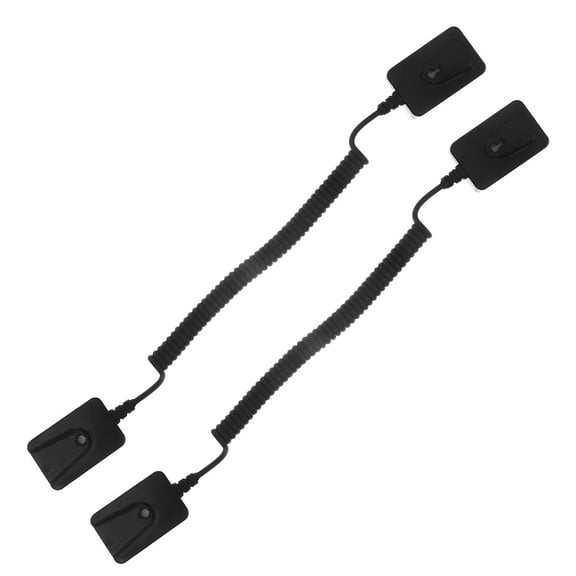 WHAMVOX 2pcs Adhesive Retractable Tether Cables for Phone Model with Anti lost Straps