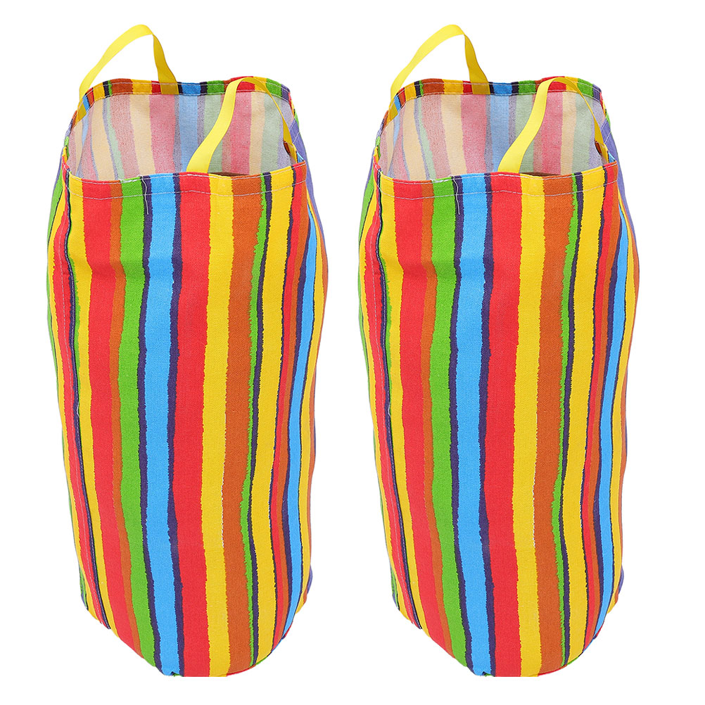 2 Pcs outside Kids Toys Jump Bag Sack Race Game Bags For Playset