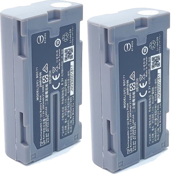 (2 Pcs/set) 7.2V 2993mAh BDC71 for Top-con Li-ion Battery for GM-52 Total Station