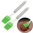 2 PcsSilicone Basting Pastry Brush Cooking Brush for Oil Sauce Butter