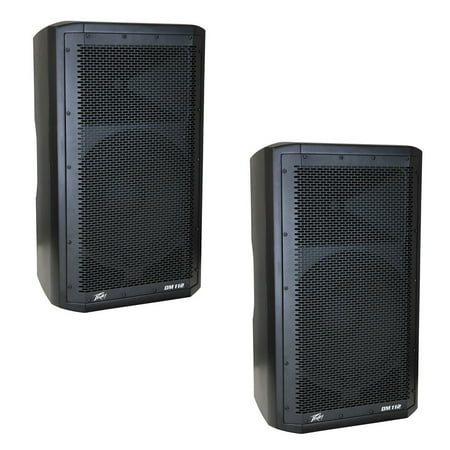 (2) Peavey DM 112 Dark Matter Pro Audio DJ 650W Powered 12" PA Speaker Pair New