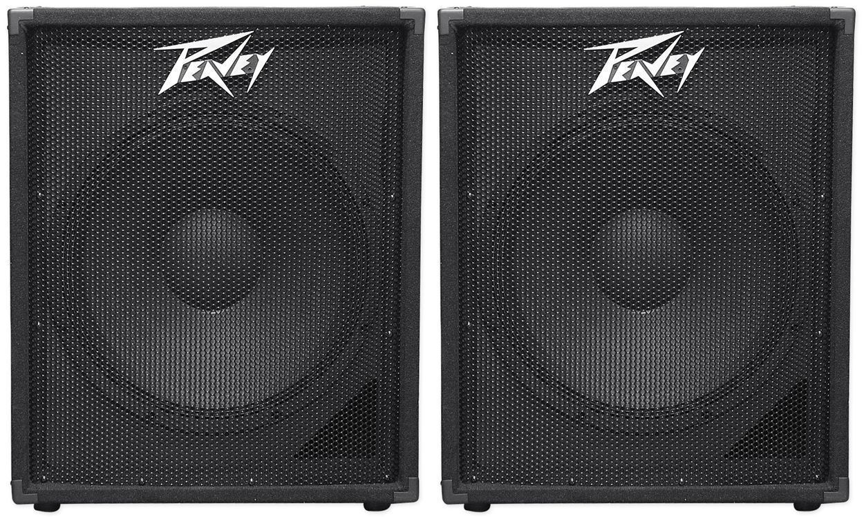 2 Peavey PV 118 18" Professional Subwoofers Vented Sub PV118