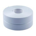 thumbnail image 1 of Under $2 Peel And Stick Caulk Tape, Blue Waterproof Seal Tape, Pvc Self-Adhesive Caulking Tape, 3.5Cm X 3.2M, for Kitchen Sink, Bathroom, White, by Goohae, 1 of 3