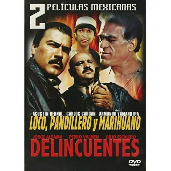 2 Peliculas Mexicanas: Loco, Pandillero y Marihuano/Delincuentes (DVD)