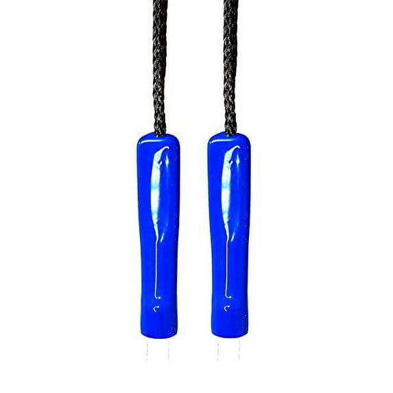2 Pen Holder with Lanyard | Holds Pen - Pencil - Marker | Home - Office - School | Made in USA (2 Blue Pen Holders No Logo)
