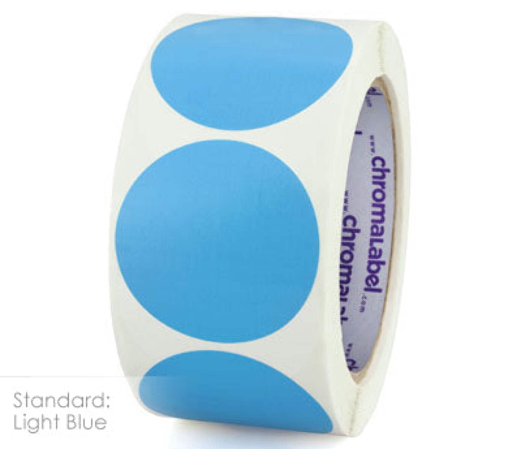2" Permanent Color-Code Round Dot Inventory Labels: 500/Roll - Walmart.com