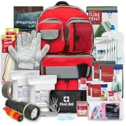 2 Person 72-Hour Emergency Kit   All-in-One Survival Kit Backpack for Earthquake, Flood, Disaster Relief, Civil Unrest & Outdoor   Complete Emergency Preparedness Kit for Families