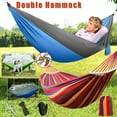 2 Person Camping Hammock Chair Bed Mosquito Net Hanging Swing Tent ...