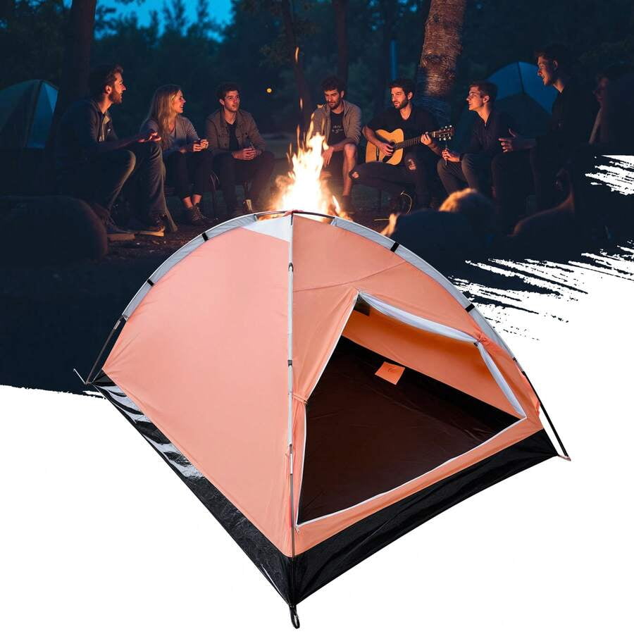 2-Person Camping Tent - Shelter With Rain Fly And Carrying Bag Lightweight Outdoor Tent For Backpacking, Hiking, And Beach