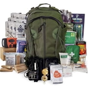 2 Person Emergency Kit / Survival Backpack for 72 Hours for Natural Disasters, Hurricanes, Emergency or Bug Out Situations   Olive Drab