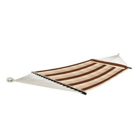 Bliss - 2-Person Hammocks with Spreader Bars & Pillow w/ Ventaleen Technology Fabric - Earth Tone