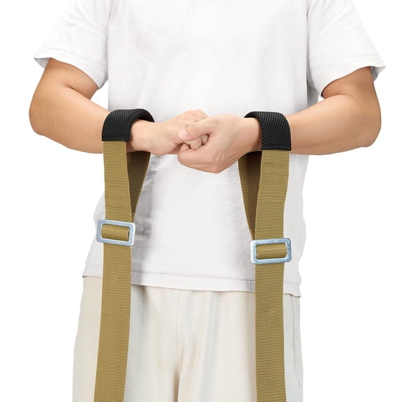 2-Person Lifting and Moving System, 2 Harness Straps & 1 Load-Bearing Strap, 1000 lbs Capacity, Adjustable Shoulder Straps for Furniture, Appliances, Mattresses