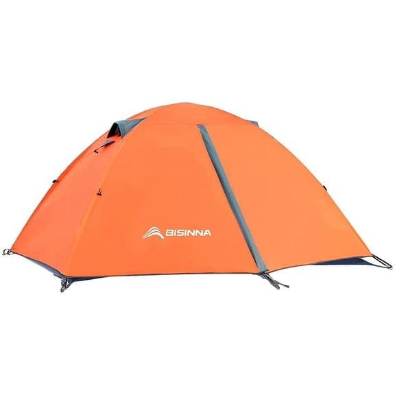 2 Person Lightweight Backpacking Tent Waterproof Windproof Two Door Double Layer Outdoor Camping Tent