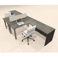 thumbnail image 1 of 2 Person Modern Metal Leg Office Workstation Desk Set, #OT-SUL-FPM95, 1 of 2