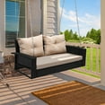 thumbnail image 1 of 2 Person Porch Swing White, 1 of 5