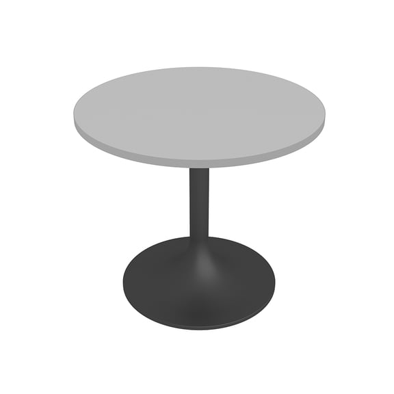 2 Person Small Round Table Tulip Base 34" Pedestal Meeting Room Table