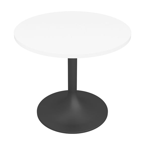2 Person Small Round Table Tulip Base 34" Pedestal Meeting Room Table