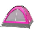 thumbnail image 1 of 2-Person Tents Bundle - Pink Dome & Orange Compact Camping Tents with Rain Flys and Carry Bags by  Outdoors, 1 of 6