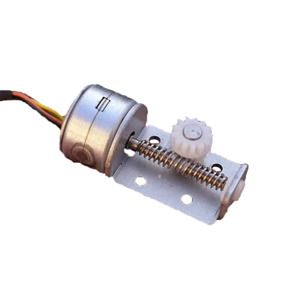 2 Phase 4 Wire Stepper Motor with 13 Gear Teeth and Linear Screw Shaft