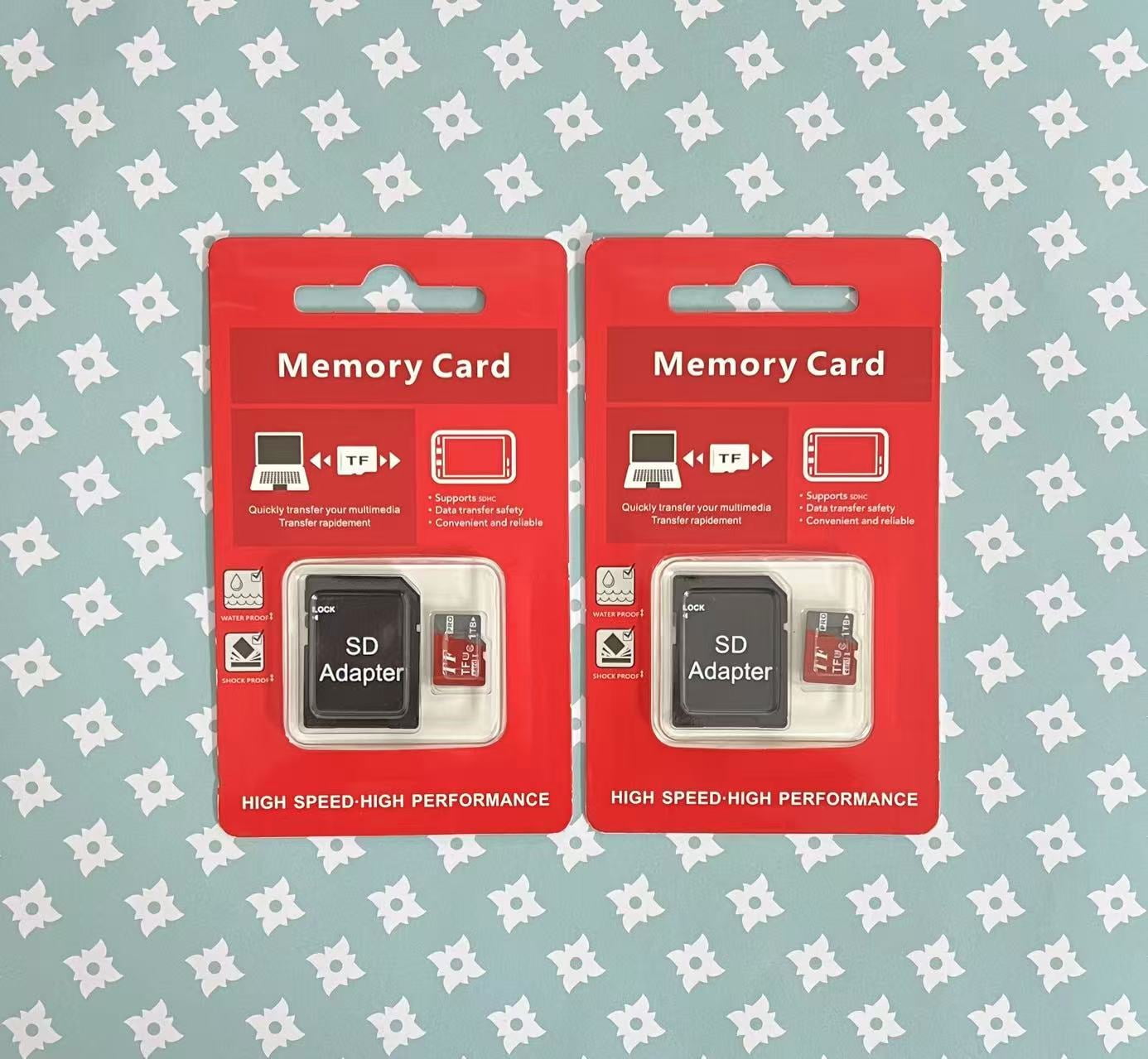 2 Pic x Universal Micro SD TF Memory Card with Adapter, Expand Data Storage Device, Compatible with Electronics