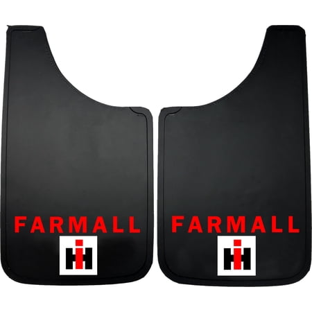 2 Piece 11"x19" Farmall IH International Harvester Easy Fit Mud Flaps Splash Guards Car Truck SUV