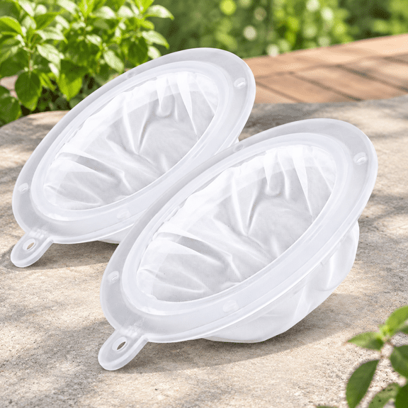 2 Piece 200 Mesh Strainer 75 Micron Filter for 5 Inch Funnel