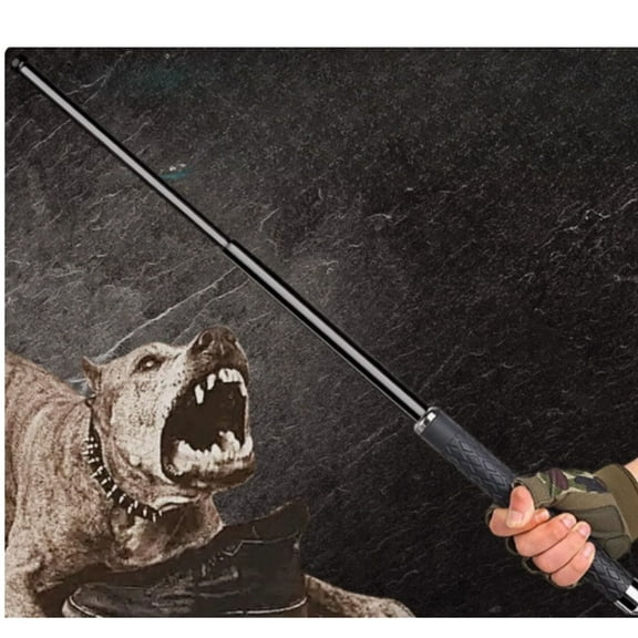 2-Piece 26-Inch Telescoping Sticks Great for Hiking Emergency Camping Durable Metal Corrosion Resistant Collapsible for Car Trunks First Aid Kits Comfort Grip for All Terrains Weather