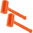 thumbnail image 1 of 2 Piece 4 Lb 14" x 5.3" Dead Blow Hammer Orange, Durable Rebound Resistant Dead Blow Hammer with Non-Slip Grip, Non-Marring Dead Blow Mallet, 1 of 6
