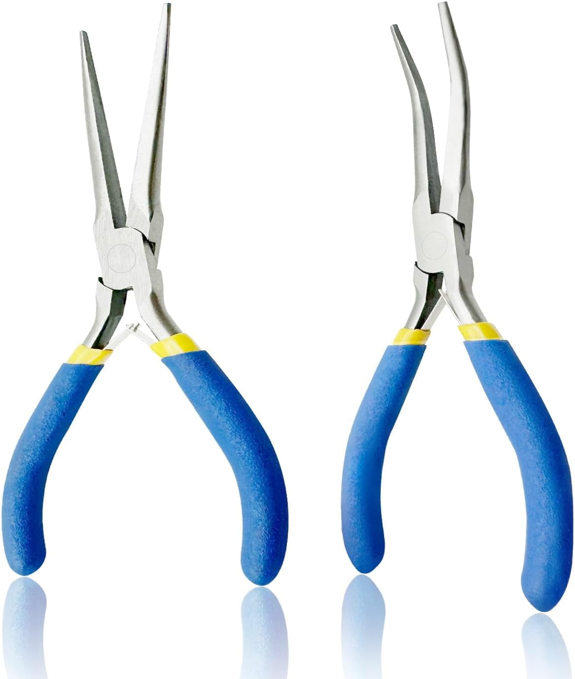 ZOOFOX 4-Piece Long Needle Nose Pliers Set, 11\ Extra Long Reach, Carbon Steel, Ergonomic Grip Handles, Heavy Duty, Ideal for Vehicle Repair, Home Garage or Construction Site, Needle-Nose Pliers - Canada