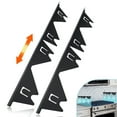 thumbnail image 1 of 2-Piece Adjustable Stainless Steel Stove Gap Covers, 13.8" - 27.5", Prevents Food Spills, Easy to Clean., 1 of 5
