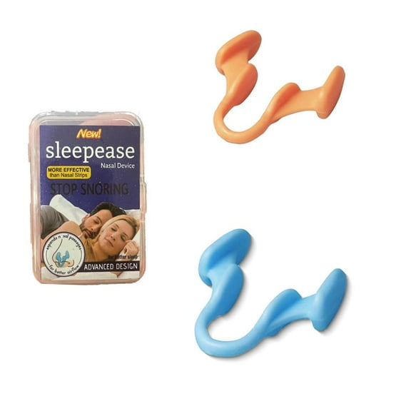 2 Piece Anti Snoring Devices Silicone Snore Stopper Sleep Belt Box Beauty & Personal Care
