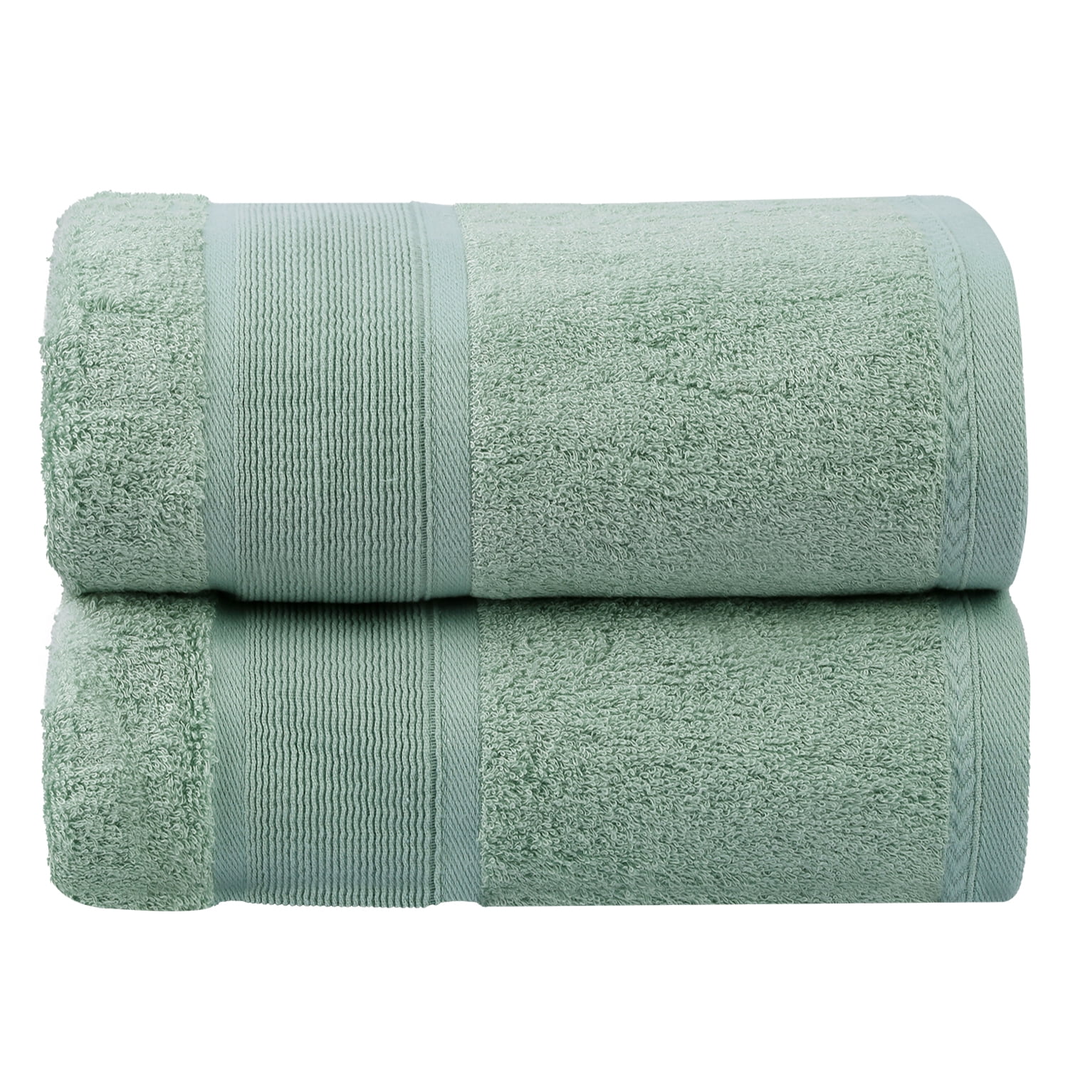 2 Piece Bamboo Bath Towels, Soft Luxury Bath Towel Set for Bathroom(27"x55")