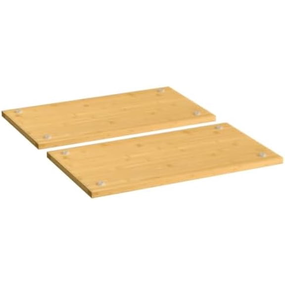 2-Piece Bamboo Hob Covers 50 x 28 x 1.5 cm Universal for All Types of Hobs$$Home Decor, Kitchen, & Other