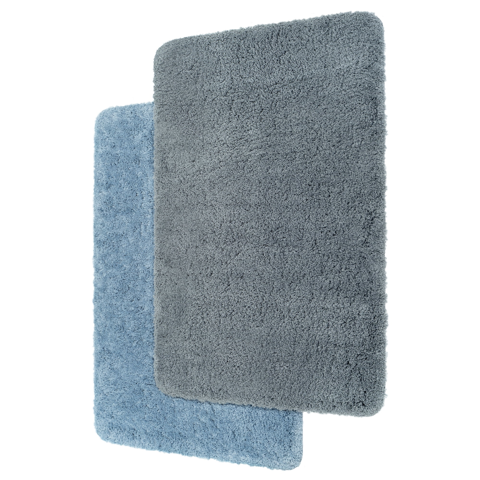 2 Piece Bathroom Rugs Set, NonSlip and Absorbent Bath Mats Set with