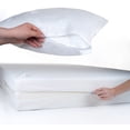 thumbnail image 1 of 2-Piece Bed Bug and Dust Mite Mattress and Pillow Protector Set by Everyday Home, 1 of 3