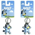 thumbnail image 1 of 2 Piece Bluey Lasercut Rubber Bag Clip Keychain Accessory in Display, 1 of 1