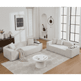thumbnail image 1 of Luckhao 2-Piece Boucle Cloud Sofa Set with End Table, 3+2 Seater for Living Room & Small Spaces, 1 of 27