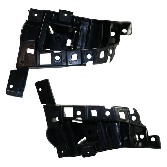 2-Piece Bumper Mounting Retainer Bracket Set - Front Lower Side Brackets
