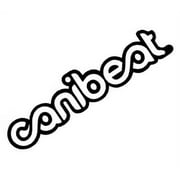 2 Piece Canibeat Stance Nation Import Tuner Vinyl Decal JDM Stickers BLACK