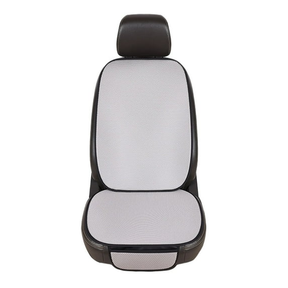 2-Piece Car Seat & Backrest Cooling Set, Coffee Color 3D Mesh Pad for All Vehicles (24x20x20in)